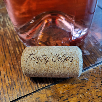 Multiple wine related photos from Freytag Cellars Instagram